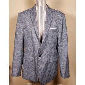 Goofandy Jacket Mens Gray 1 Button. Blazer Sz 38/ Medium NWOT